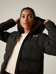 Regatta Black Altro Thermal Longline Quilted Jacket - Image 3 of 10
