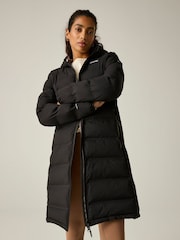 Regatta Black Altro Thermal Longline Quilted Jacket - Image 4 of 10