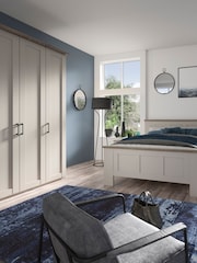 Wiemann Pebble Grey Truro Triple Wood Semi Fitted Wardrobe - Image 2 of 5