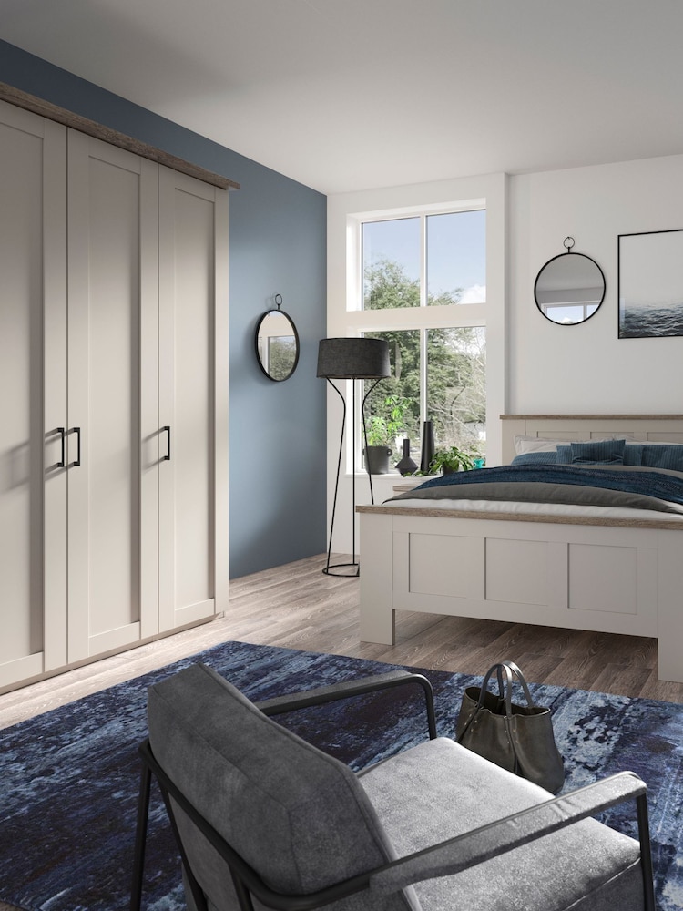 Wiemann Pebble Grey Truro Triple Wood Semi Fitted Wardrobe - Image 2 of 5