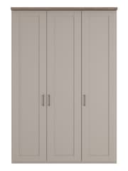 Wiemann Pebble Grey Truro Triple Wood Semi Fitted Wardrobe - Image 3 of 5