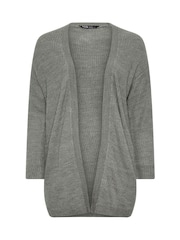 Yours Curve Grey Essential Cardigan - Image 5 of 6
