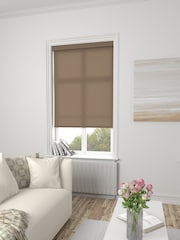 Praline Natural Asher Made To Measure Light Filtering Roller Blind - Image 2 of 5