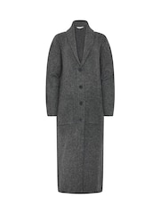 Long Tall Sally Grey Button Knitted Cardigan - Image 5 of 6