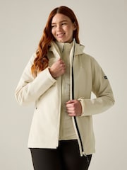 Crema - Regatta Wentwood 3 en 1 Abrigo impermeable - Imagen 1 de 12