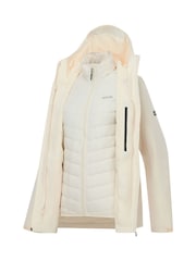Crema - Regatta Wentwood 3 en 1 Abrigo impermeable - Imagen 11 de 12