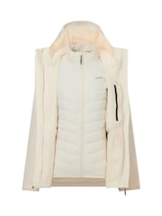 Crema - Regatta Wentwood 3 en 1 Abrigo impermeable - Imagen 9 de 12
