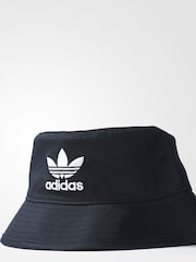 adidas Originals Black Trefoil 100% Cotton Bucket Hat - Image 1 of 7