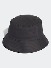 adidas Originals Black Trefoil 100% Cotton Bucket Hat - Image 2 of 7