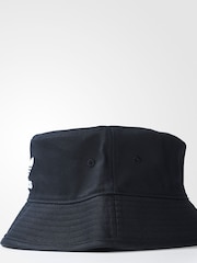 adidas Originals Black Trefoil 100% Cotton Bucket Hat - Image 3 of 7