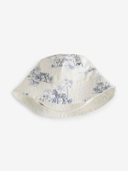 Gap White Brannan Bear Print Shirt, Shorts & Hat Set (Newborn-24mths) - Image 3 of 6