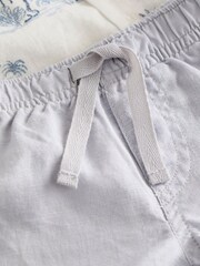 Gap White Brannan Bear Print Shirt, Shorts & Hat Set (Newborn-24mths) - Image 4 of 6
