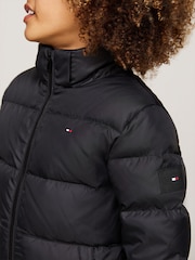 Tommy Hilfiger Black Boys Essential Down Puffer Jacket - Image 4 of 8