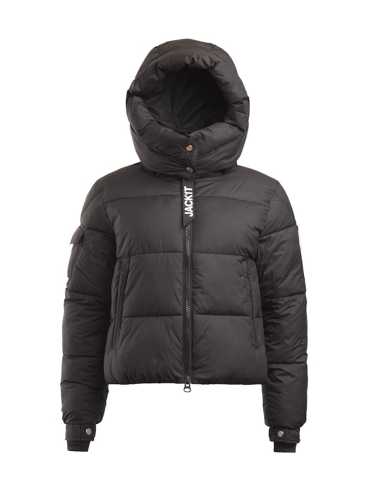 JACK1T Black EZ Racer Hood Matt Jacket - Image 7 of 7 JACK1T Black EZ Racer Hood Matt Jacket - Image 7 of 7