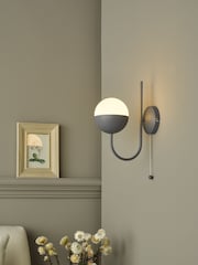 Dar Lighting Grey Andre Wall Light - Image 1 of 3