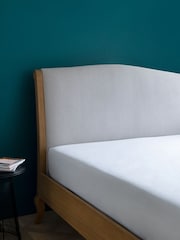 Contemporary Blend Light Natural With Footend Josie Bed Frame - Image 5 of 8