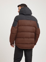 JACK1T Brown Luna Puffer Jacket - Image 3 of 7