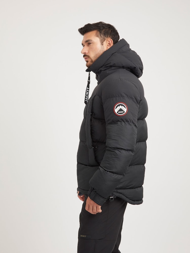 JACK1T Black Luna Puffer Jacket - Image 2 of 7