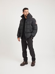 JACK1T Black Luna Puffer Jacket - Image 4 of 7