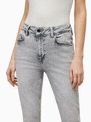AllSaints Grey Dax Jeans - Image 4 of 6
