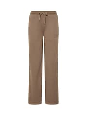 Long Tall Sally Brown Embroidered Wide Leg Joggers - Image 5 of 6