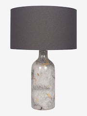 Pacific Gold Keros Marble Effect Leaf Glaze Stoneware Table Lamp - Image 1 of 1