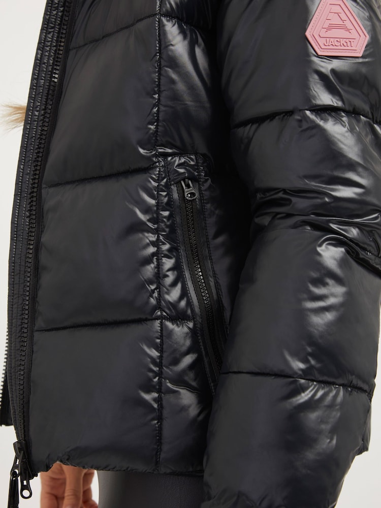 JACK1T Black Ez Box Racer Jacket - Image 5 of 5 JACK1T Black Ez Box Racer Jacket - Image 5 of 5
