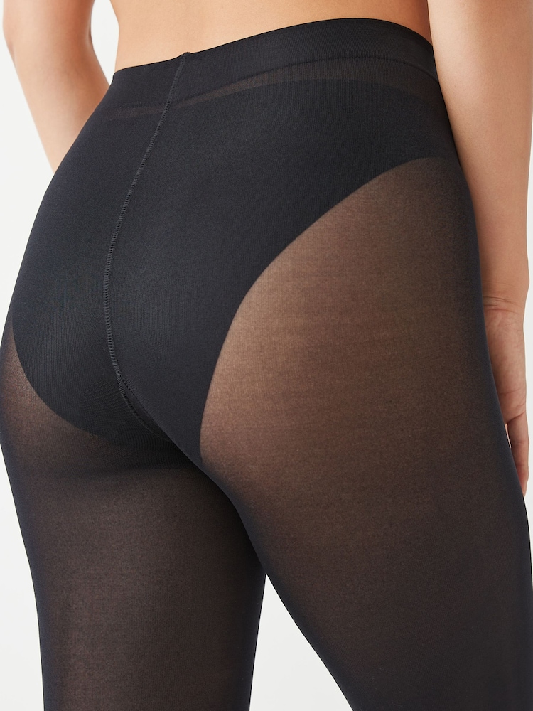 Noir - 80 collants Opaque Denier - Image 4 of 7