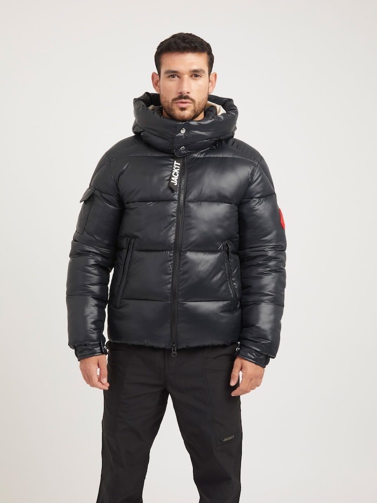 JACK1T Black EZ Slick Racer Jacket - Image 1 of 7