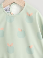 Apple Baby Weaning And Feeding Sleeved Bib - Image 5 of 6