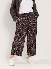 Yours Curve Crinkle Barrel Trousers - Bild 1 von 6