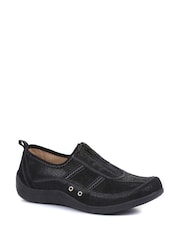 Pavers Black Womens Casual Leather Shoes - Image 1 of 4