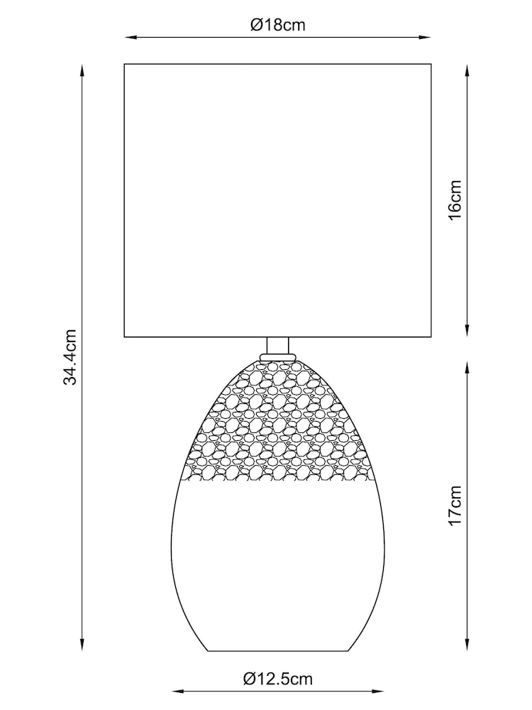 Smoke Grey Isla Ombre Table Lamp - Image 7 of 7 Smoke Grey Isla Ombre Table Lamp - Image 7 of 7