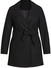 Evans Black Belted Coat - Image 3 of 3