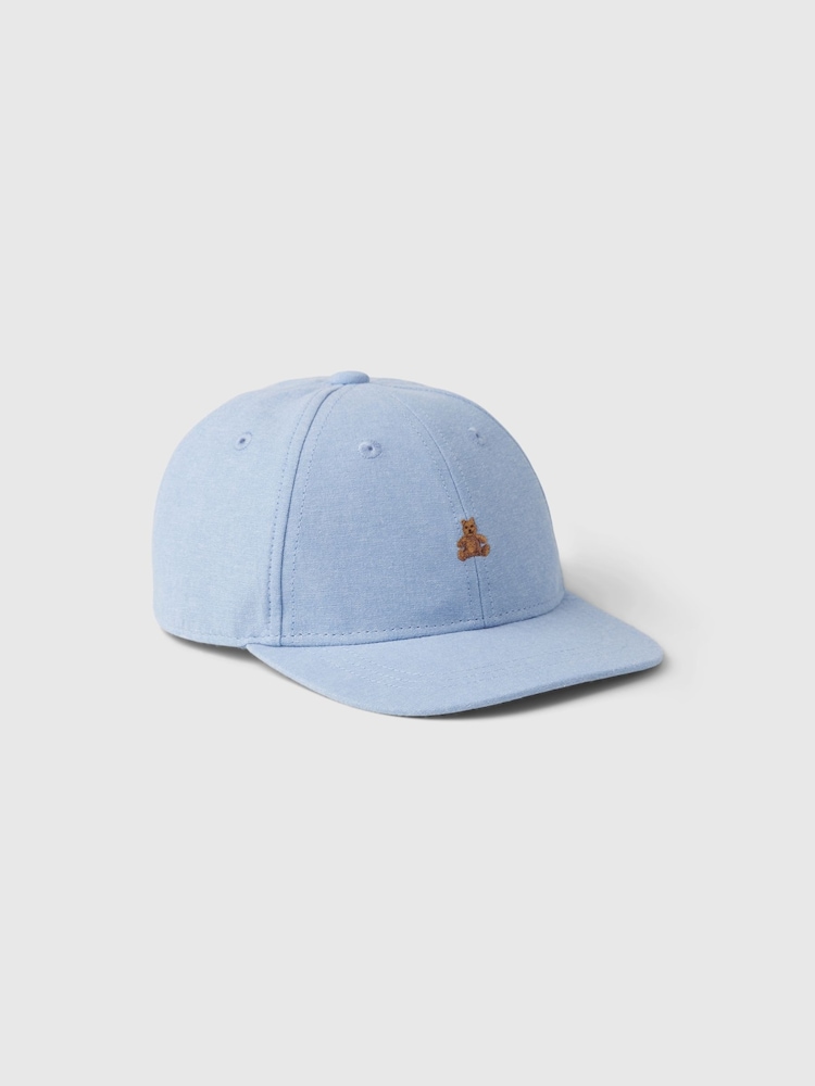 Gap Blue Toddler Denim Brannan Bear Baseball Hat - Image 1 of 1