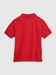 Gap Red Logo Pique Short Sleeve Polo Shirt (Newborn-5yrs) - Image 2 of 3