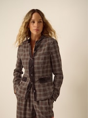 Monsoon Gracie Check Print Jacket - Kuva 1 / 8