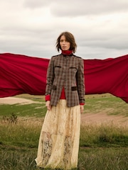 Monsoon Gracie Check Print Jacket - Kuva 5 / 8