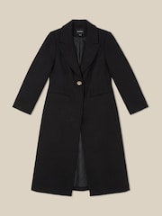 Monsoon Black Celia Wool Blend Coat - Image 5 of 5