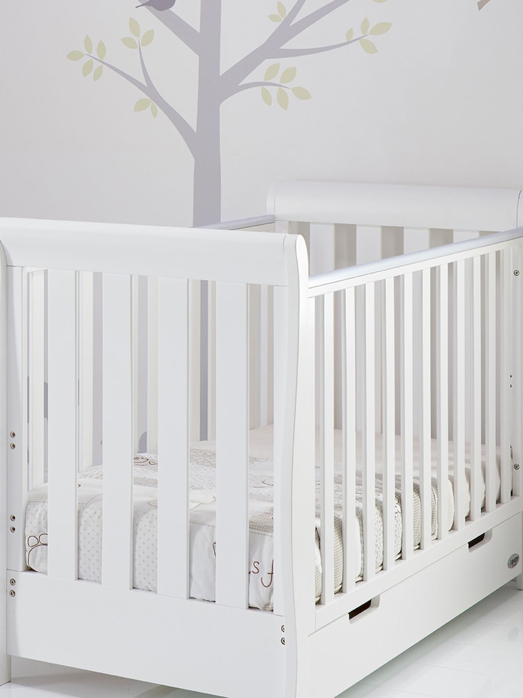Obaby White Stamford Classic Small Cot Bed - Image 1 of 8