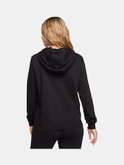 Nike Black Metallic Swoosh Premium Loose Fit Hoodie - Image 2 of 7