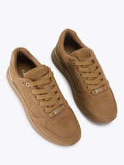 KG Kurt Geiger Natural Jake Suede Trainers - Image 2 of 4