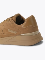 KG Kurt Geiger Natural Jake Suede Trainers - Image 3 of 4