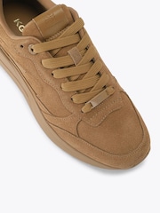 KG Kurt Geiger Natural Jake Suede Trainers - Image 4 of 4