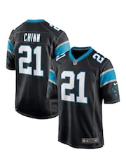 Nike Black Carolina Panthers Home Game Jersey - Jeremy Chinn - Image 1 of 3