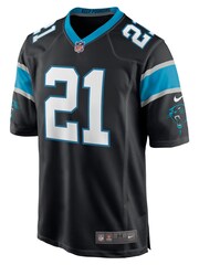 Nike Black Carolina Panthers Home Game Jersey - Jeremy Chinn - Image 2 of 3