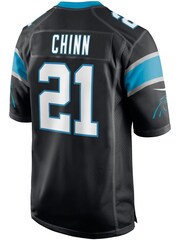 Nike Black Carolina Panthers Home Game Jersey - Jeremy Chinn - Image 3 of 3