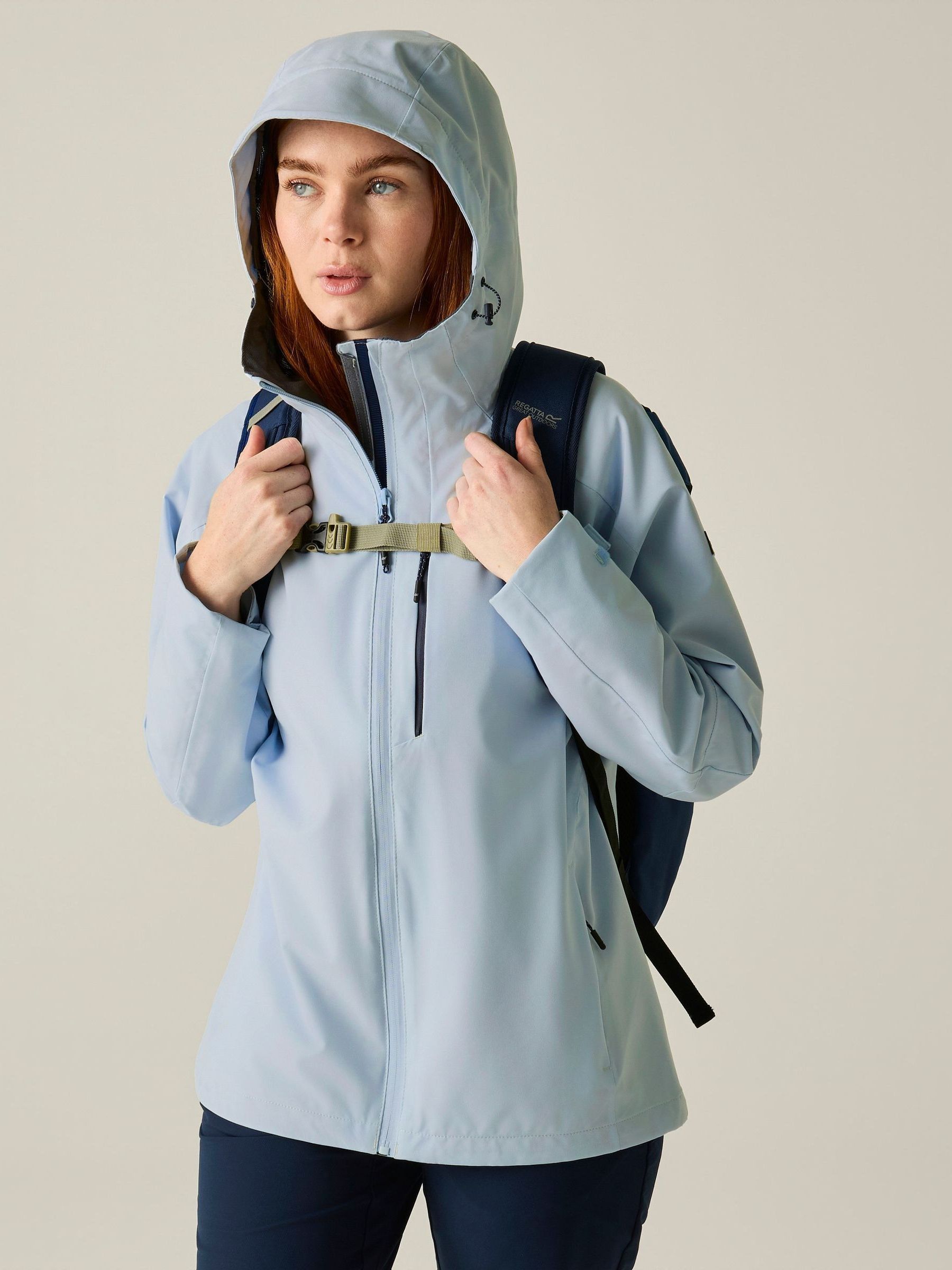 Regatta Women's Blue Birchdale Ii Waterproof Jacket - Image 1