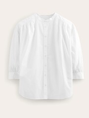 Boden White Relaxed Poplin Shirt - Image 6 of 6