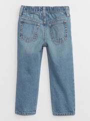 Gap Light Wash Blue Original Straight Fit Distressed Jeans (3mths-5yrs) - Image 3 of 4